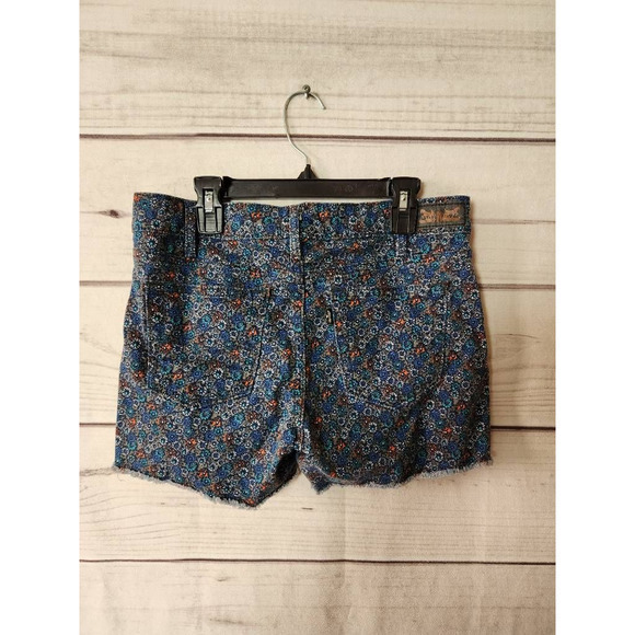 Levis Jeans Womens Cut-Off Shorts Multicolor Floral Stretch Denim 4 - Picture 2 of 6